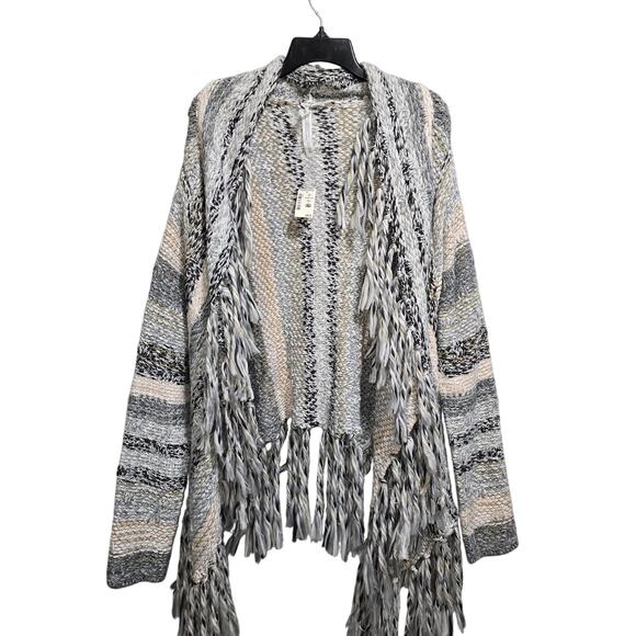 Brand New Bethany Mota Special Edition Bohemian Sweater Fringe Cardigan Size XL - Picture 1 of 9